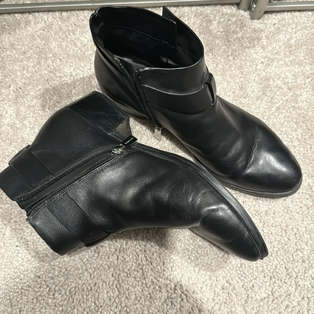 Black Michael Kora ankle boots - Picture 2 of 4